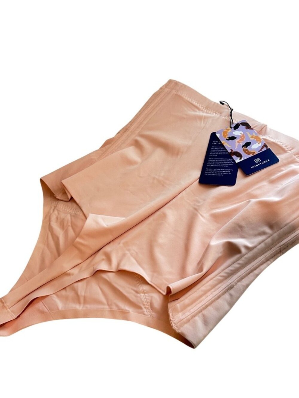 Honeylove Super Power Thong Rose Shapewear Sculpt, 1X Plus - Picture 4 of 6